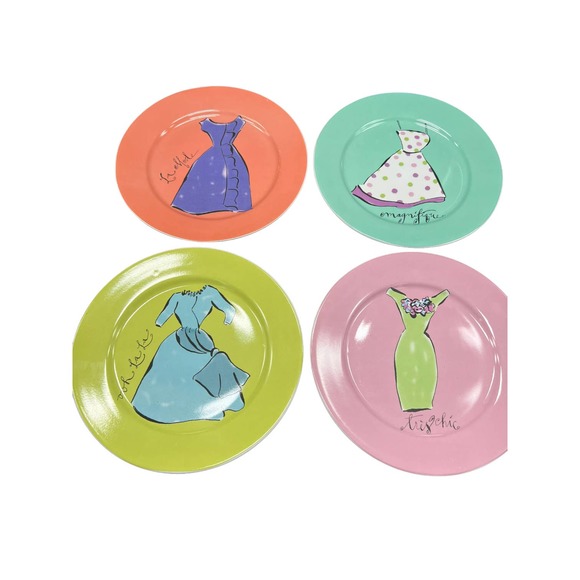 Rosanna Dining Set Of 4 Rosanna Dessert Plates Different Dresses